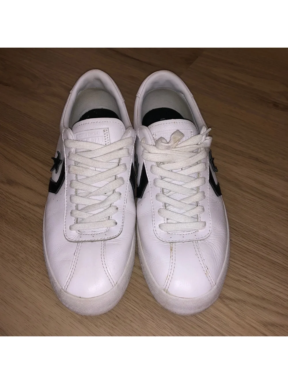 CONVERSE BREAKPOINT PRO OX OXFORD LOW WHITE BLACK SNEAKERS MENS Sz 9.5 WOMENS 11